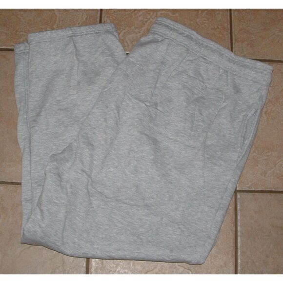 NEW Big Mens Sz 4X Gray Elastic Waist Pull On Sweatpants Pockets CASUAL JOE - Picture 3 of 3
